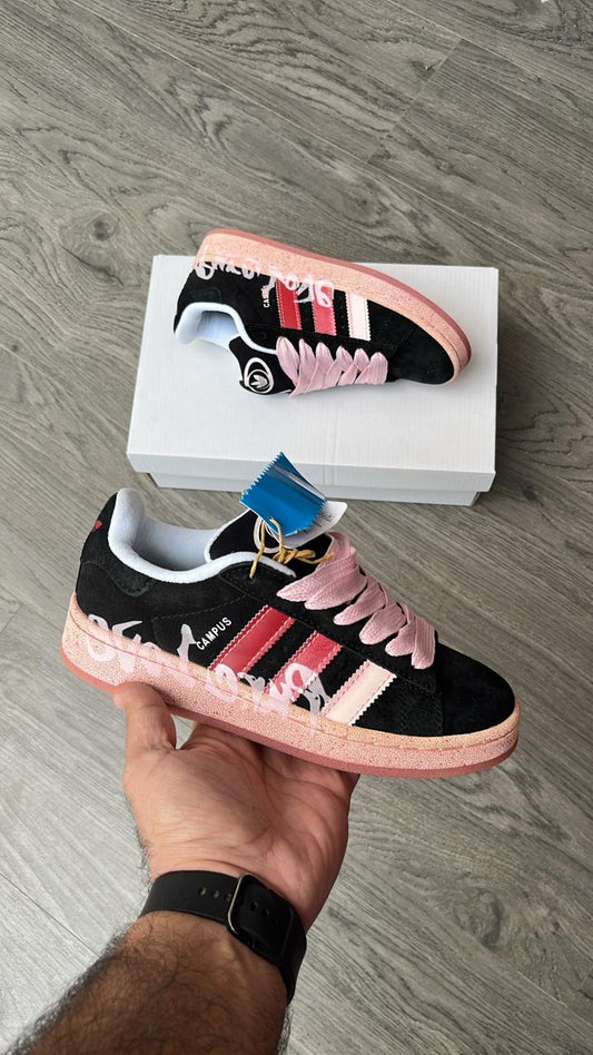 ADIDAS CAMPUS/ROSE AND BLACK