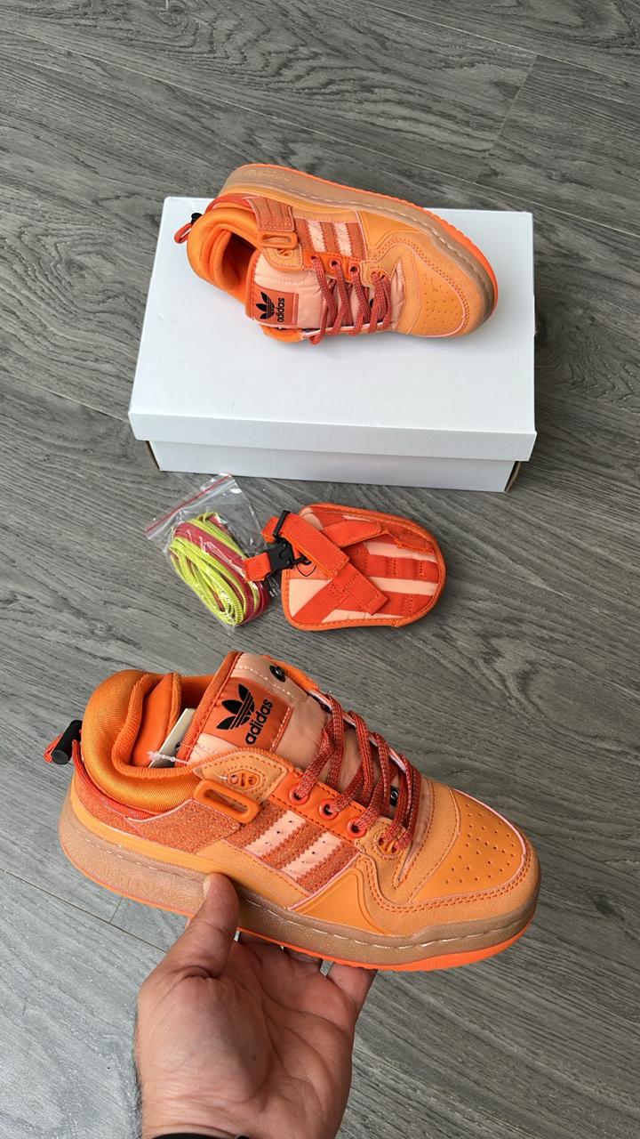 Adidas bad bunny girls orange