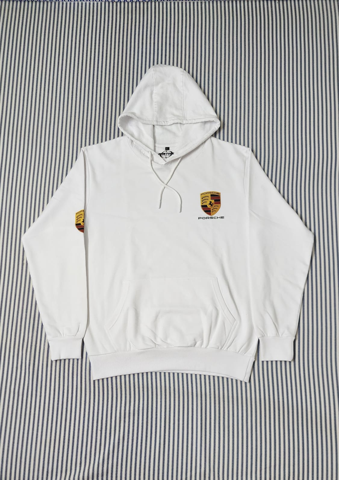 Porsche 911 Red Edition Graphic Hoodie – Premium Cotton | White