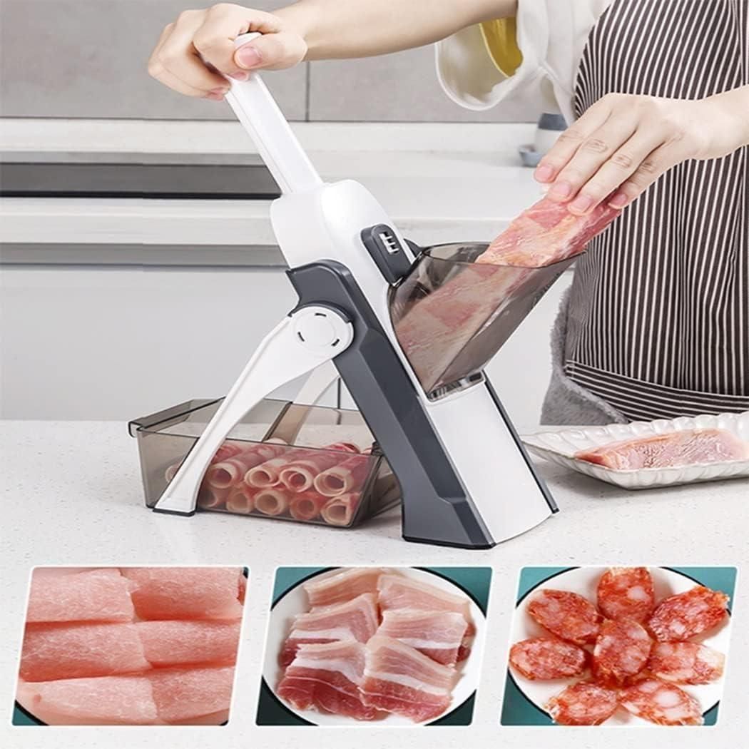 Product Title  Manual Vegetable & Fruit Slicer with Hand Press – Multi-Purpose Kitchen Cutter