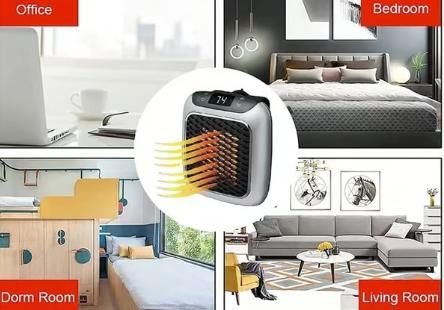 🏷️ Product Title (SEO + Ad friendly) Portable Wall-Mounted Electric Room Heater | Energy-Saving Silent Infrared Heater for Bathroom & Bedroom
