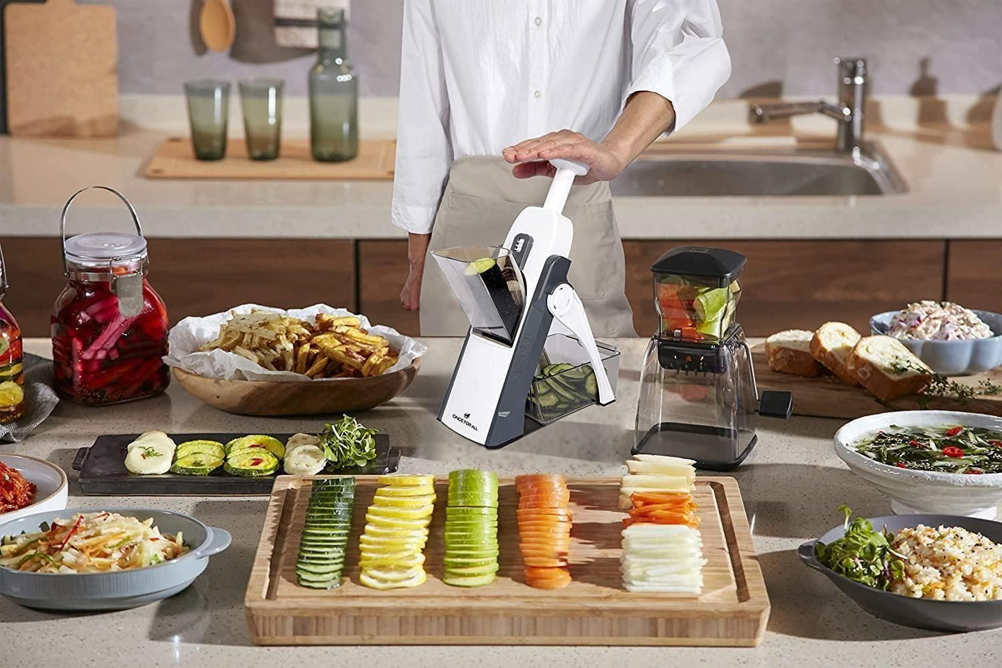 Product Title  Manual Vegetable & Fruit Slicer with Hand Press – Multi-Purpose Kitchen Cutter