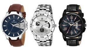 Product Title  Titan Men’s Analog Watch Combo Pack of 3 – Leather & Stainless Steel Strap Watches