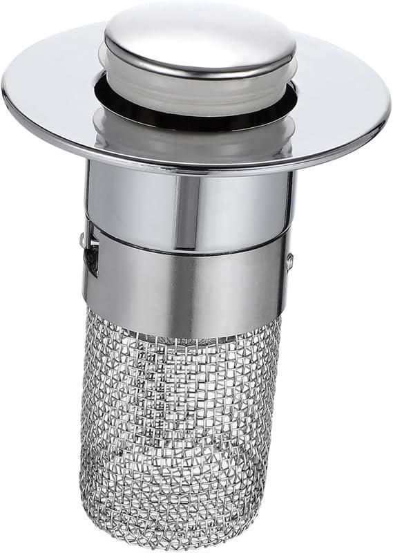 Stainless Steel Sink Hair Filter & Drain Stopper – Clog-Free Drain Solution