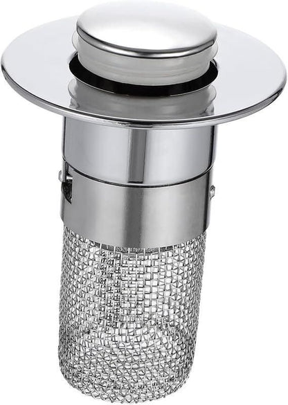 Stainless Steel Sink Hair Filter & Drain Stopper – Clog-Free Drain Solution