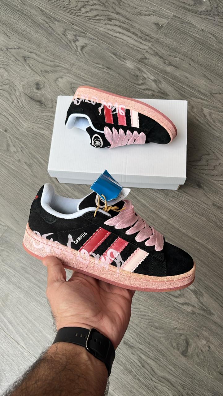 ADIDAS CAMPUS/ROSE AND BLACK