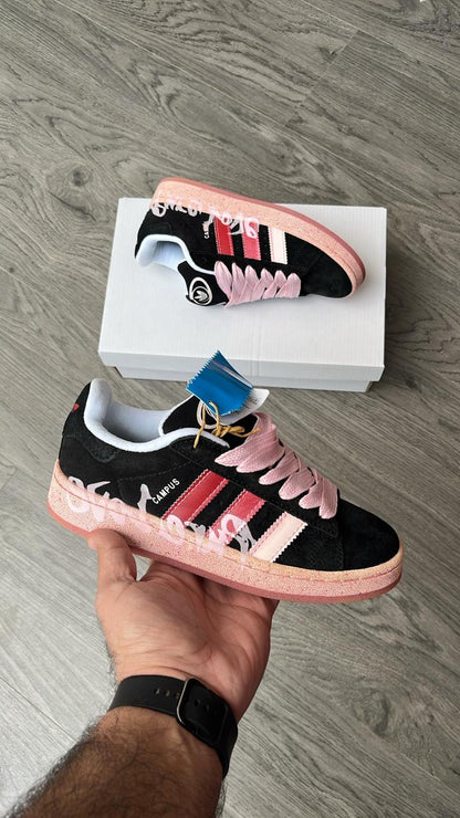 ADIDAS CAMPUS/ROSE AND BLACK
