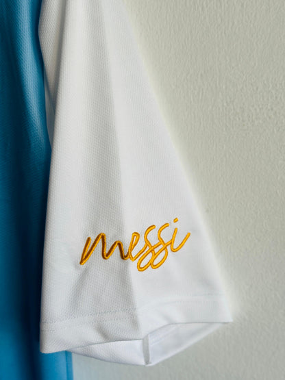 ARGENTINA VINTAGE POLO JERSEY | PREMIUM EMBROIDERED ZIP POLO