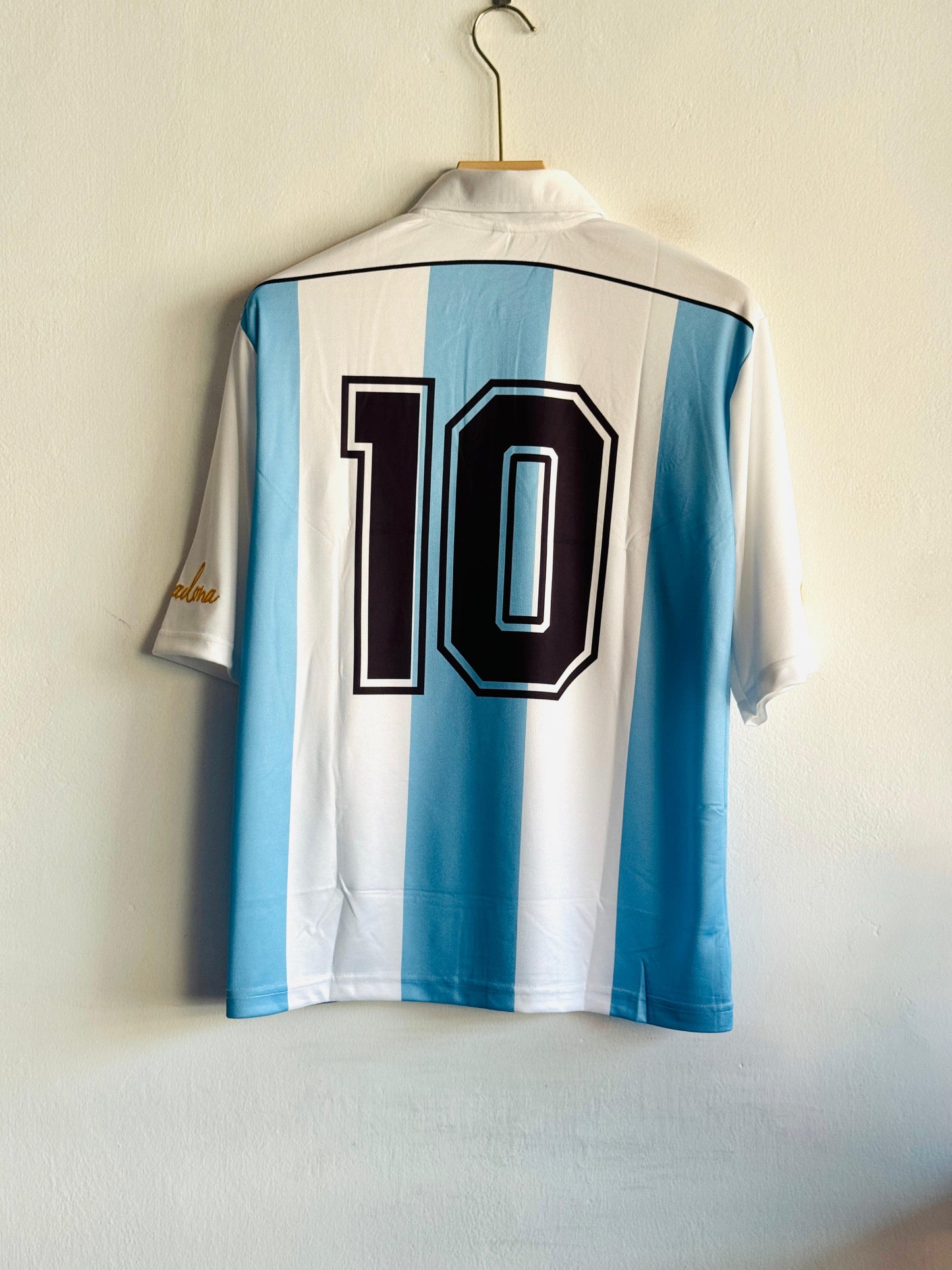 ARGENTINA VINTAGE POLO JERSEY | PREMIUM EMBROIDERED ZIP POLO