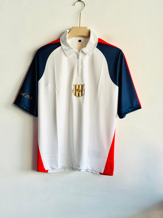 BARCELONA VINTAGE ZIP POLO JERSEY – PREMIUM EDITION