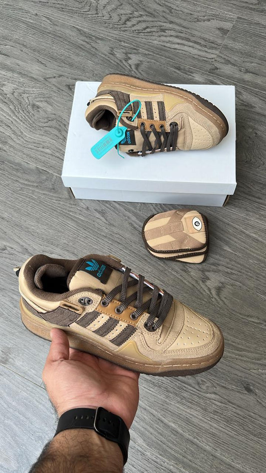 Adidas bad bunny girls brown