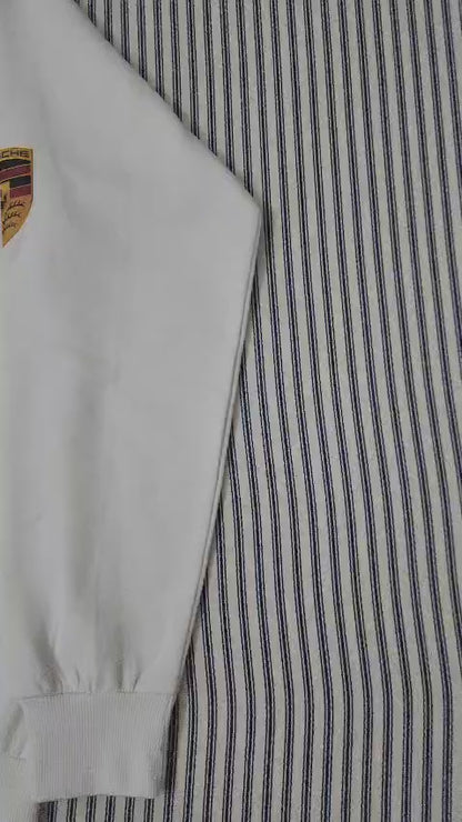 Porsche 911 Red Edition Graphic Hoodie – Premium Cotton | White