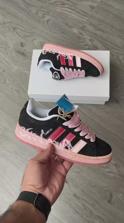 ADIDAS CAMPUS/ROSE AND BLACK