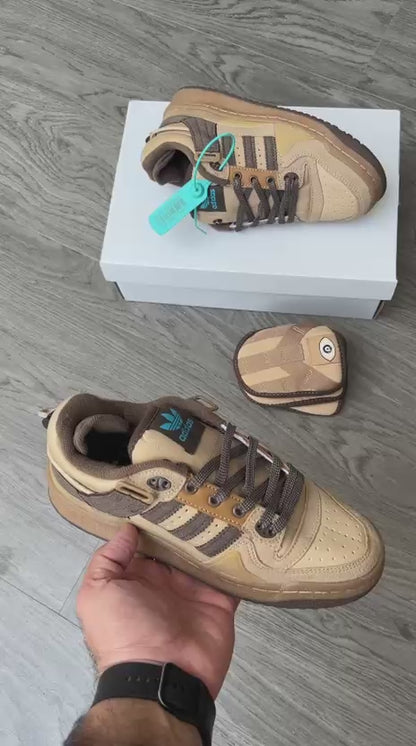 Adidas bad bunny girls brown